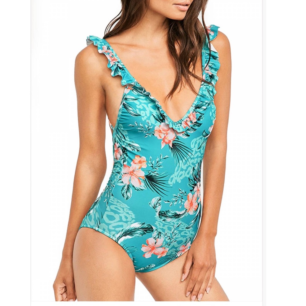 Seafolly Tropical Print Swimsuit